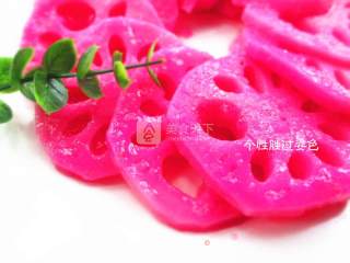 Rouge Lotus Root Slices recipe