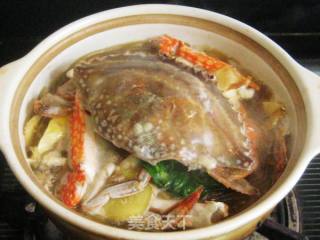 Steamed Crab with Minced Vermicelli in Clay Pot recipe