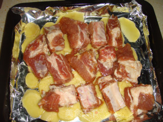 Grilled Pork Ribs and Potatoes recipe
