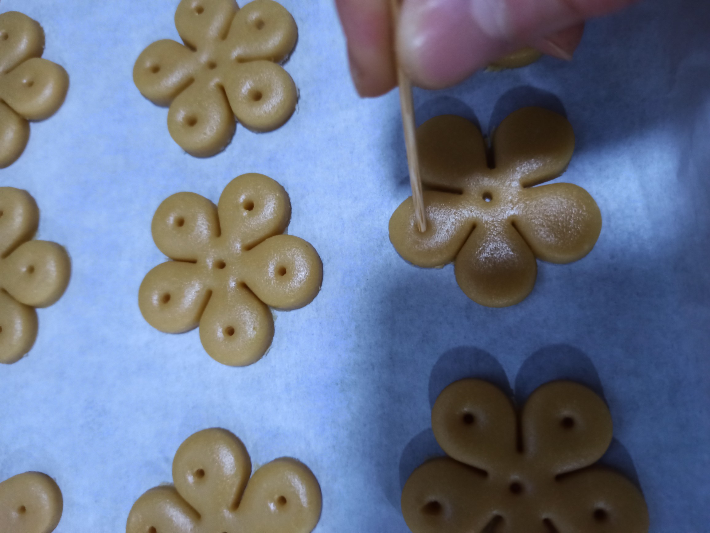 Flower Brown Sugar Cookies recipe