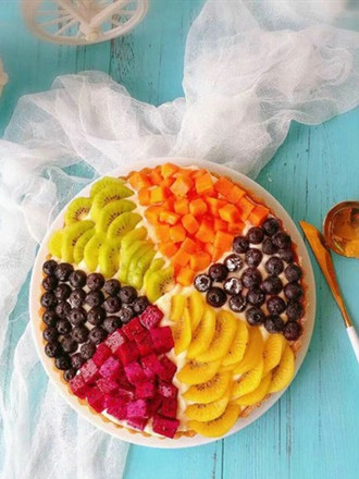 Colorful Fruit Tart