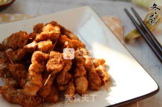 #aca烤明星大赛# Oven Version of The Toothpick Meat recipe