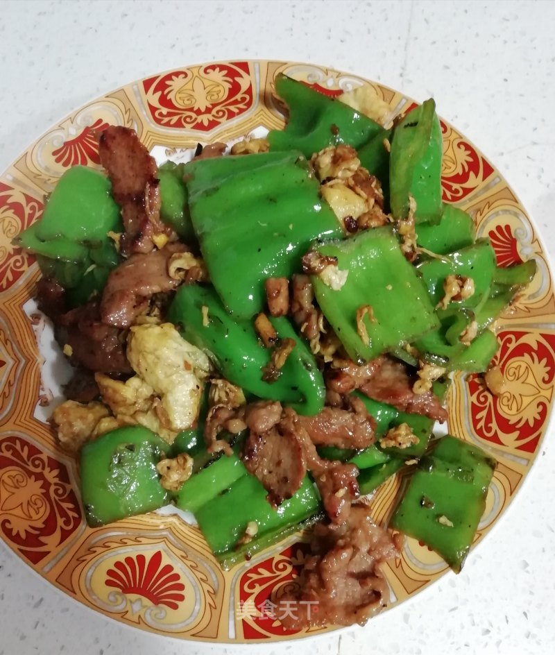 Stir-fried Pork with Green Pepper recipe