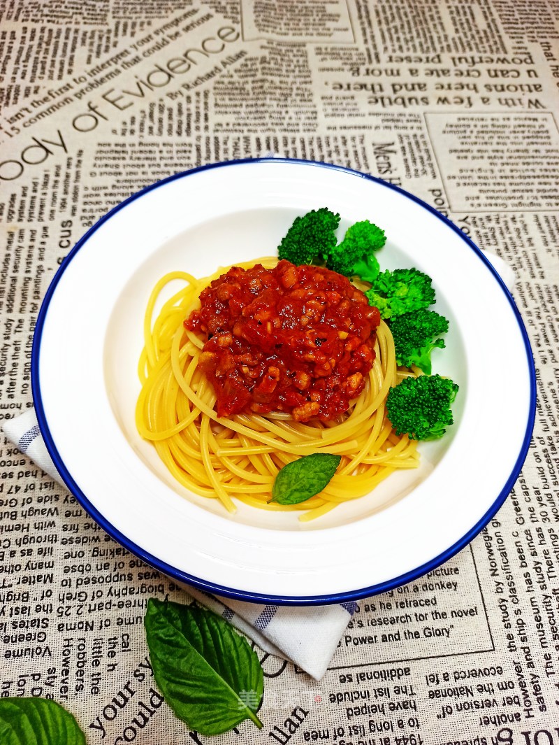 Spaghetti with Meat Sauce recipe