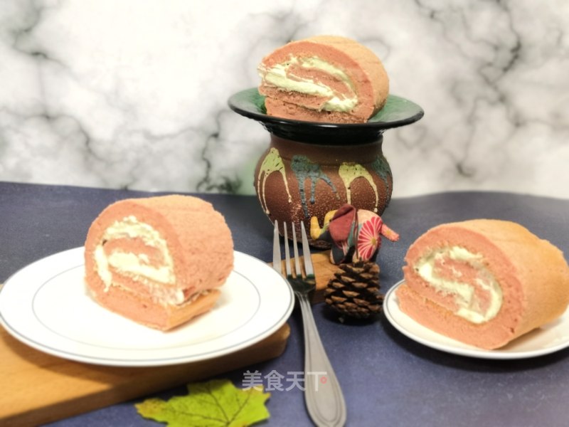 Red Yeast Cake Roll recipe