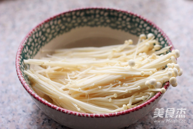 Grilled Enoki Mushrooms with Tofu Skin recipe