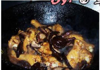 Chicken Wing Root with Mushroom in Oyster Sauce recipe
