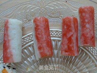 【flower Sushi】----crab Stick Sushi recipe