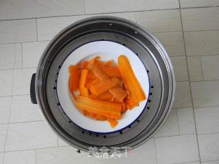 Carrot Jade Noodle Hair Cake recipe