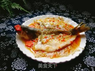 #团圆饭#sea Bass Steamed Enoki Mushroom recipe