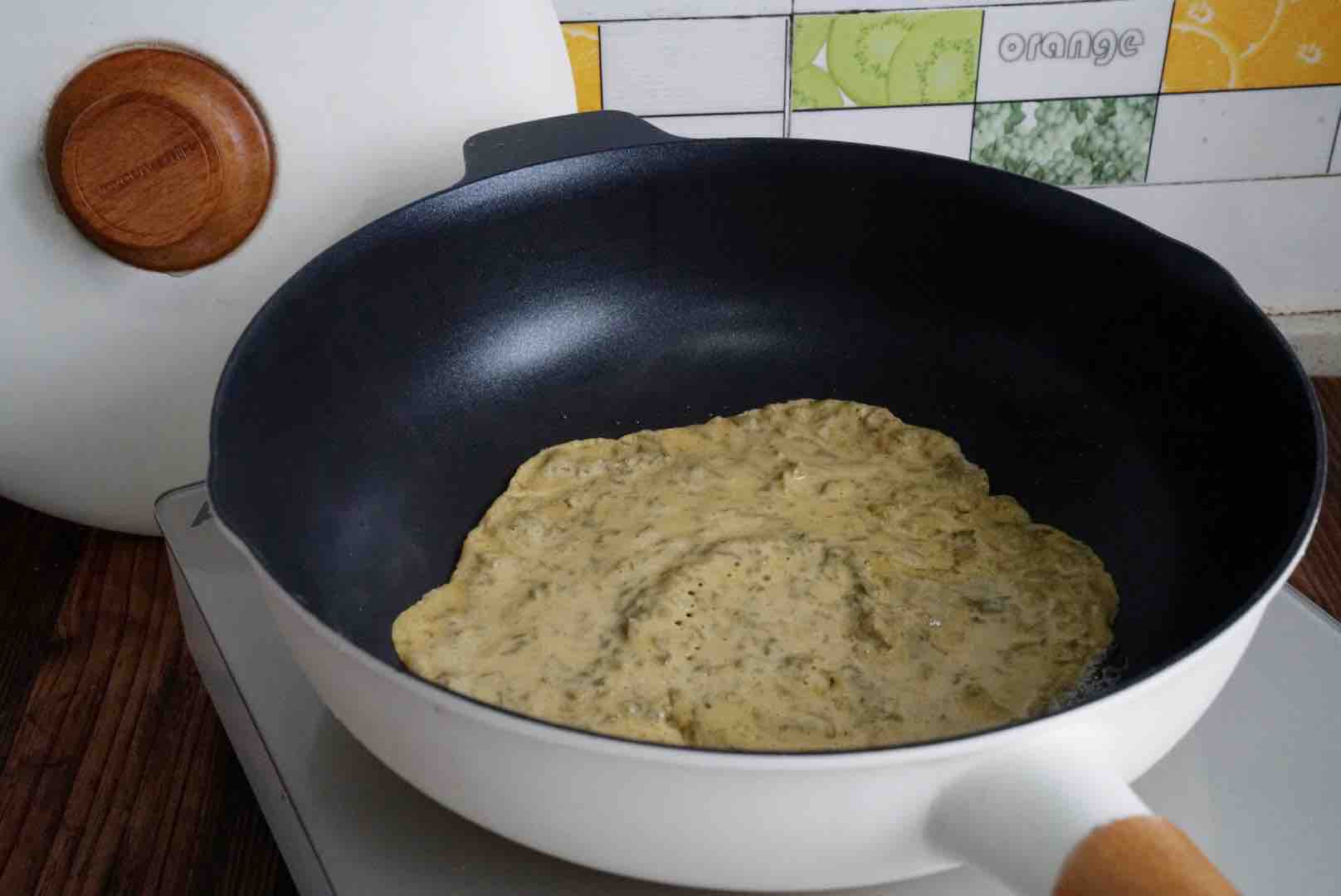 Toon Egg Buckwheat Cake recipe