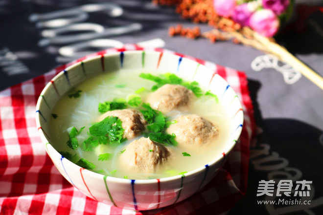 Beef Balls and Vermicelli Soup recipe