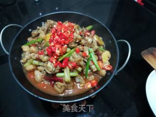 How to Make Dry Pot Spicy Bullfrog recipe