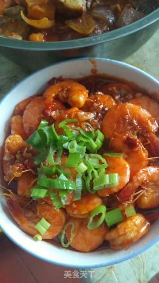 Spicy and Sweet Tomato Sauce Prawns recipe