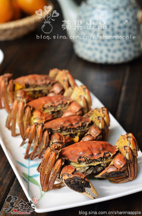 Steamed Hairy Crabs recipe