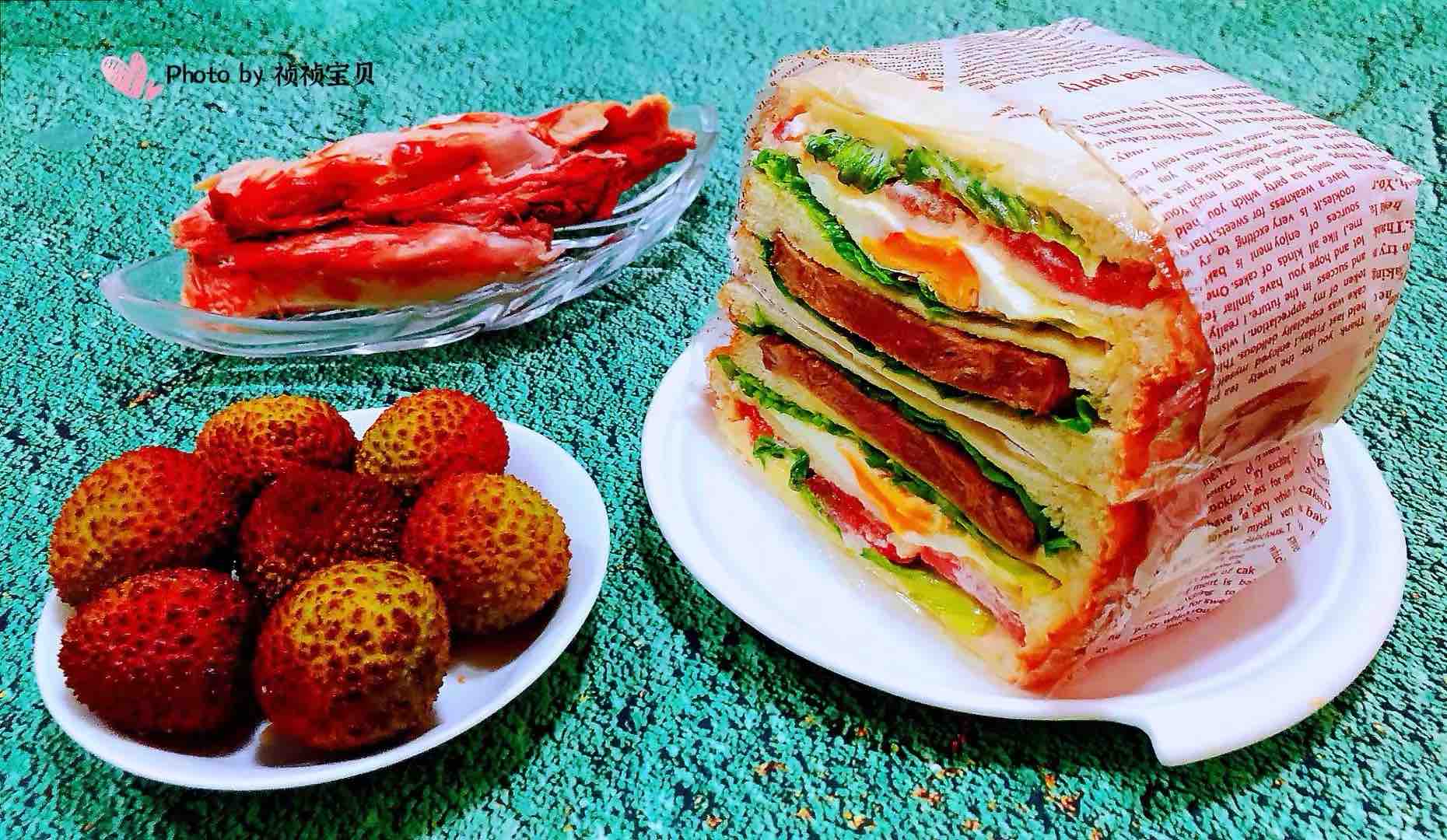 Steak Tomato Omelette Sandwich recipe