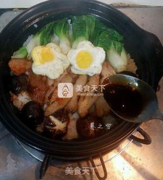 Barbecue Claypot Rice recipe