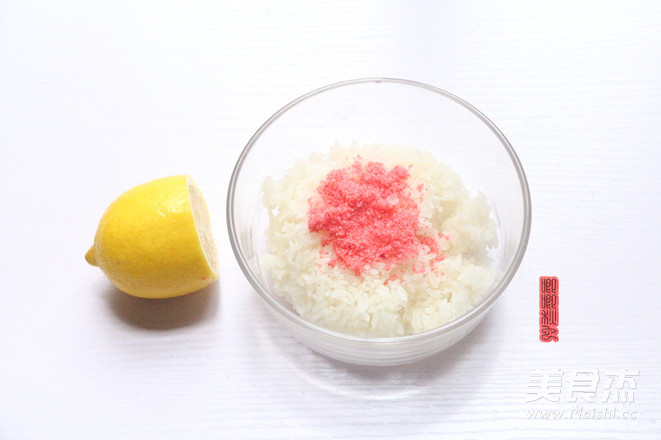 Cranberry Sakura Rice Ball recipe