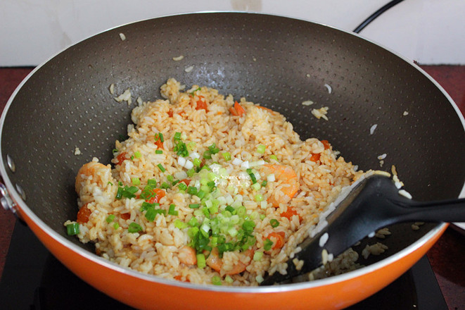 Fried Rice with Salted Egg Yolk and Shrimp recipe