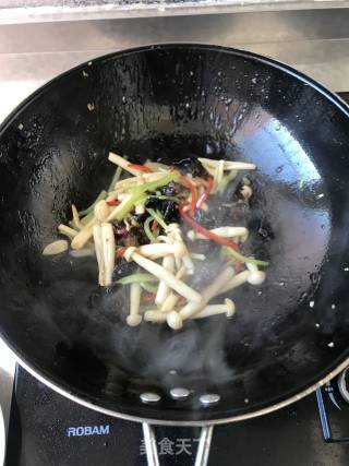 Vegetarian Fried Seafood Mushroom recipe