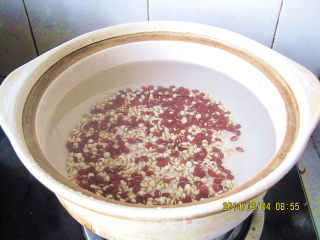 Dehumidification and Nourishing Spleen Porridge ------ Red Bean and Barley Porridge recipe