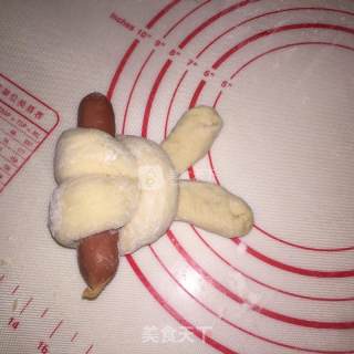 Cute Rabbit Sausage Bread recipe