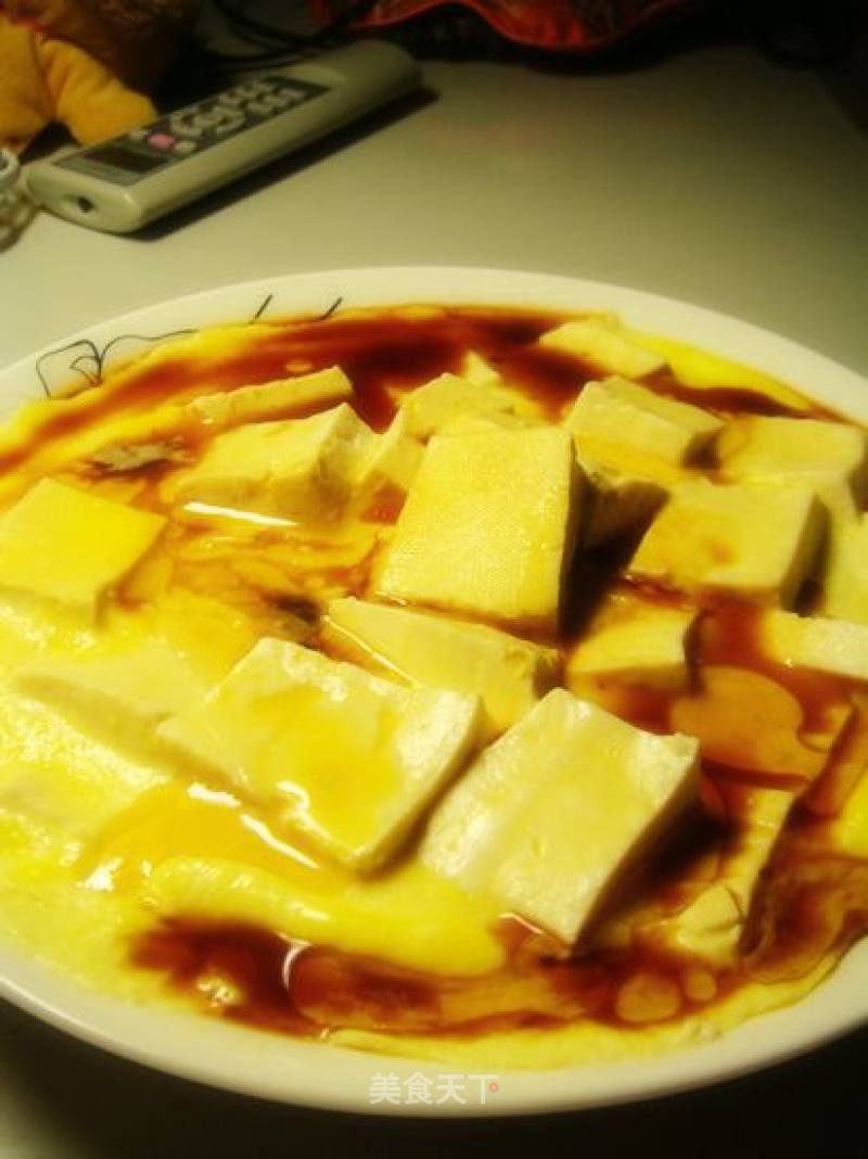 Tofu Steamed Egg recipe