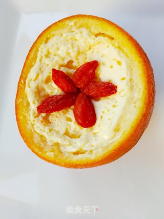 Orange Steamed Egg recipe