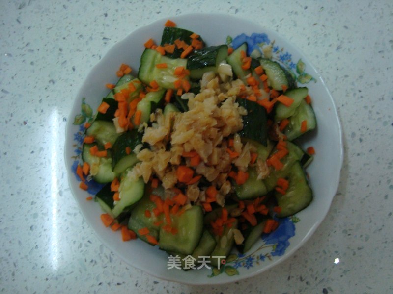 Sea Rice Mixed with Cucumber recipe