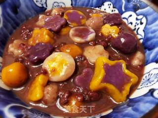 Red Bean Taro Balls Syrup recipe