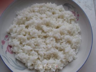 Fancy Rice-steamed Rice with Watercress and Egg recipe