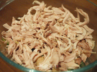Shredded Cucumber Chicken recipe