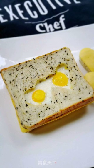 Breakfast of Love-heart-to-heart Toast recipe