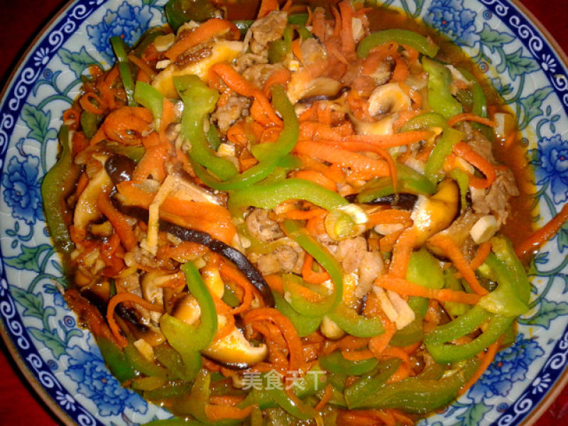 Stir-fried Three Silks-low Oil recipe