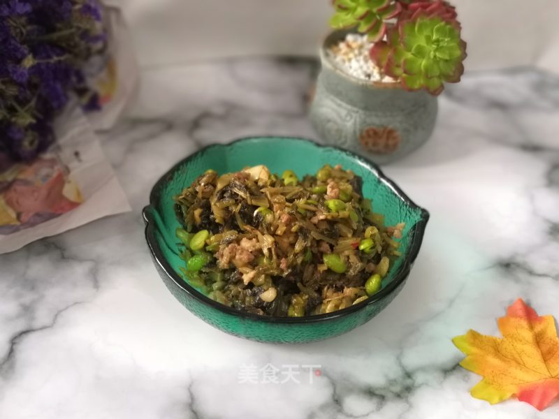 Fried Sauerkraut with Edamame recipe