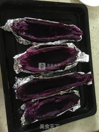 Cheese Baked Purple Sweet Potato recipe
