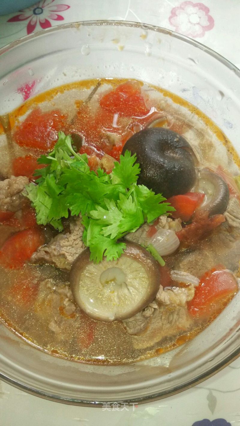 Tomato Sirloin Soup (clear)
