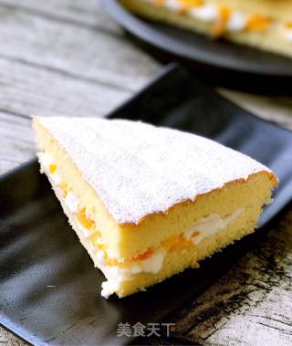 #四session-baking Contest & is Love Eating Festival# Mango and Yogurt Sandwich Cake (hot Version) recipe