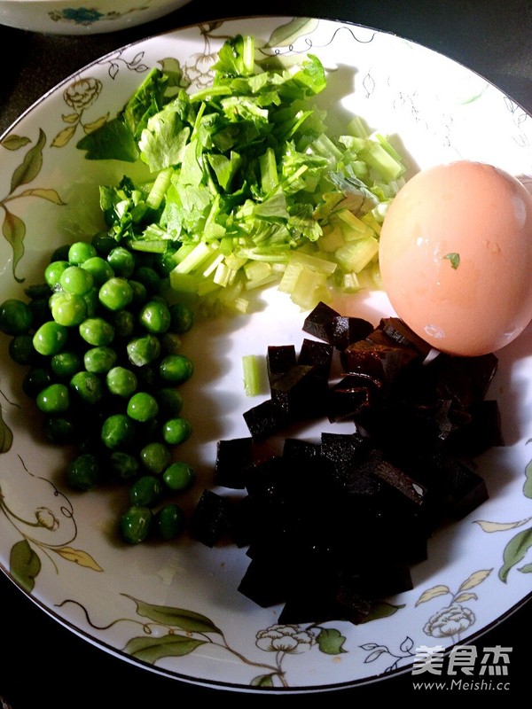 Fried Rice with Rutabaga and Egg recipe