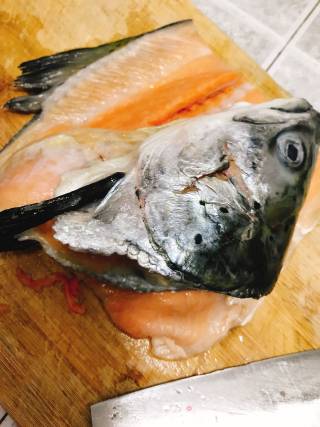 Casserole Salmon Head recipe