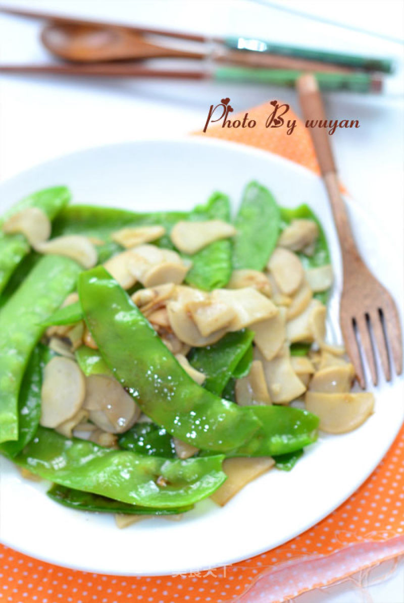 【stir-fried Snow Peas】 recipe