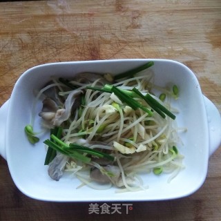 Mushroom with Bean Sprouts recipe