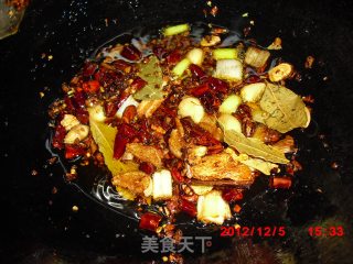 Spicy Hot Pot with Fish Bone Soup recipe