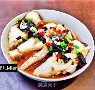 Olive Steamed Fish Belly recipe