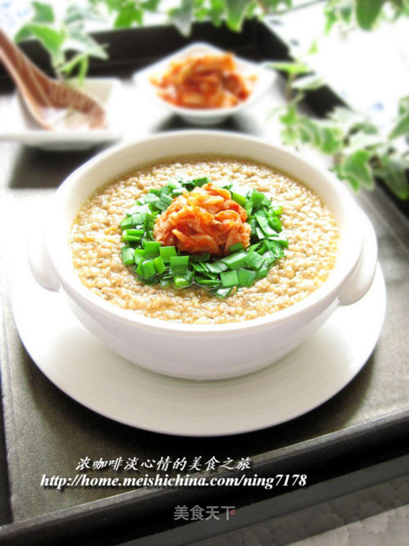 Change The Flavor of Steamed Egg Custard-korean Kimchi Steamed Egg