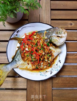 Braised Golden Pomfret recipe