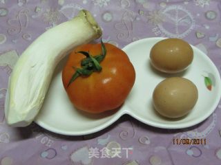 Scrambled Eggs with Pleurotus Eryngii and Tomato recipe