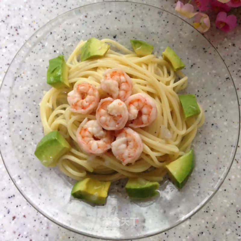 Shrimp and Avocado Pasta recipe