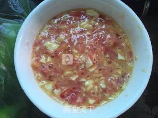 Roasted Tomato with Egg Tofu recipe