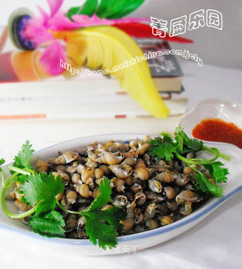 "pearl in The Plate" Fresh Snails——boiled Yellow Rice Snails recipe